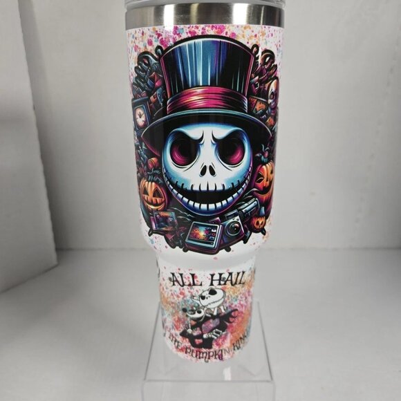 Disney Other - Disney Nightmare Before Christmas Jack Skellington 40oz Insulated Tumbler NEW